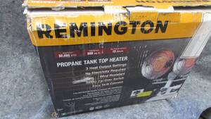 lot 79 image: Remington 32,000 BTU Double Head Tank Top Heater