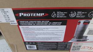 lot 86 image: ProTemp 80,000 BTU LP Convection Heater - Variable Output