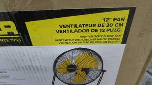 lot 101 image: Master 12 High Velocity Direct Drive Floor Fan