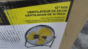 lot 108 image: Master 12 High Velocity Direct Drive Floor Fan
