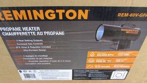 lot 109 image: Remington 60,000 BTU LP Forced Air Heater - Variable Output