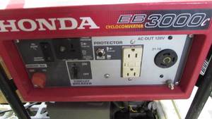 lot 143 image: Honda EB 3000 Watt Generator
