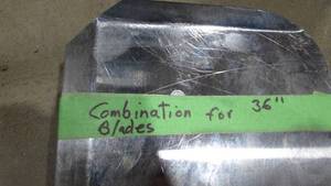 lot 125 image: 36 Power Trowel Combination Blades