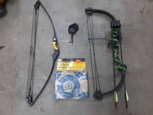 lot 12 image: 2 Barnett Youth Compound Bows