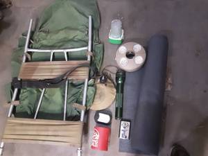 lot 41 image: Hiking Frame Pack with Camping Supplies