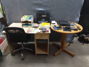 lot 114 image: Office furniture and supplies