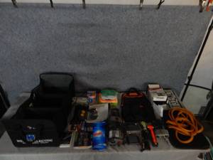 lot 141 image: Trunk Organizer with assorted automotive accessories and related