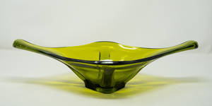 MCM Viking Emerald Green Epic #1232 Console Bowl