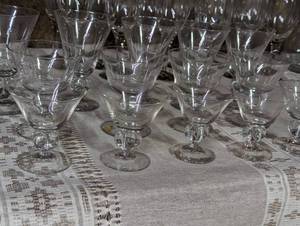 Vintage Swedish Crystal 14 pc