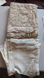 Huge Lot Antique and vintage Linen