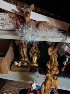 Vintage Christmas and Nativity items HUGE group Mid-Century Modern Nativity Scenes, carved wooden Ornaments from the Holy land & More