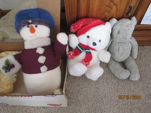 lot 69 image: Santa Bear, Snowman and hand made Corterouy bear