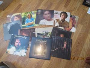 lot 90 image: Collection of Vinyl Record Albums from artists such as Olivia Newton John, Barry Manilow, Glen Campbell and more