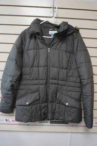 lot 104 image: Womens Size L Columbia gray Hooded Jacket