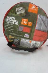 lot 119 image: Ozark Trail Red warm weather Sleeping bag