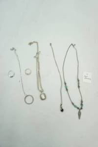 lot 72 image: Variety of 925 Sterling Silver Jewelry