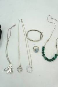 lot 78 image: Variety of 925 Sterling Silver Jewelry