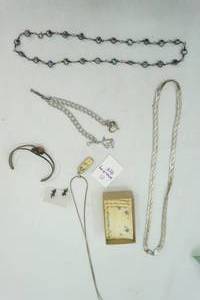 lot 81 image: Variety of 925 Sterling Silver Jewelry