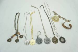 lot 83 image: Variety of Coin Jewelry