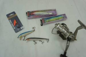 lot 159 image: Fishing Supplies Lures, & Rapplas & Abu Garcia