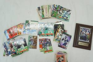 lot 166 image: Sport Trading Cards Football & Adam Thielen Plaque