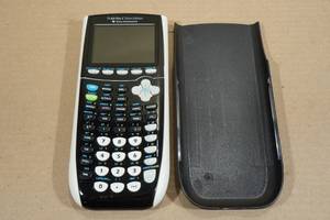 lot 2 image: Texas Instruments TI-84 Plus Silver Edition Graphing Calculator