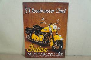 lot 21 image: Raised Metal Indian Sign