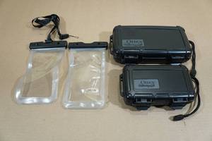 lot 104 image: 2 Otter Box Waterproof Universal Phone Cases