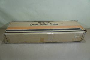 lot 162 image: Allzone Over the Toilet Shelf -Rustic Brown