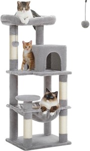 lot 36 image: Petepela Small Cat Tree -Gray
