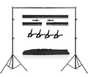 lot 151 image: Hyj-Inc Photo Studio Photography Backdrop Stand 8x8