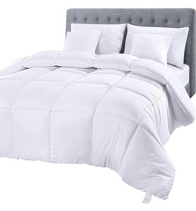 lot 161 image: Utopia Bedding Premium Comforter -Queen, White