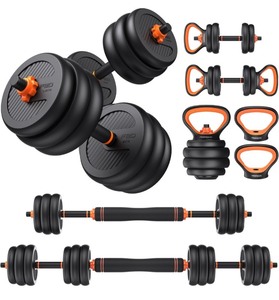 lot 173 image: Ferierdun 30lb Adjustable Dumbbell -Missing Fixed Nuts