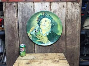 lot 7 image: Vintage FALSTAFF Round Metal Sign