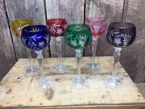 lot 168 image: 6 AJKA Marsala Wine Glasses
