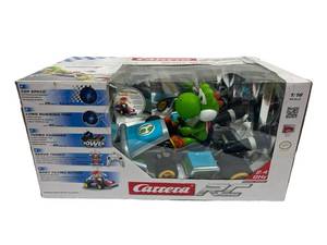 Carrera RC Mario Kart 7, Yoshi 116 Scale 2.4 Ghz Remote Radio car in Good Working Condition