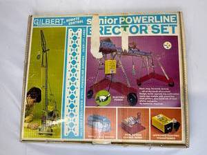 Vintage 1970s Gilbert Remote Control Senior Powerline Erector Set (Untested)