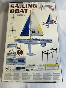 Vintage Ming Xing 27 MHz Radio Controlled RC Sailing Boat