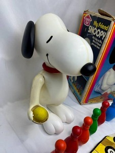 Vintage 1979 My Friend Snoopy Bowling Game by Hasbro Romper Room
