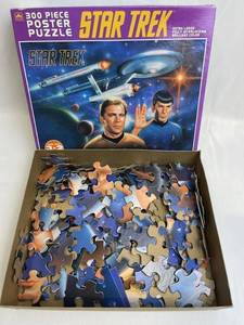 Vintage 1993 Golden Star Trek 300 Piece Poster Puzzle (24 x 36)