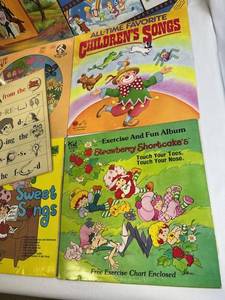 Childrens Songs Vinyl LP Lot
