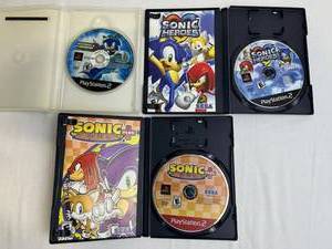 PS2 Sonic The Hedgehog Games Lot (CleanUntested)