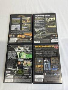 PS2 Video Game Lot - SOCOM, SWAT, Soldier of Fortune, and Smugglers Run