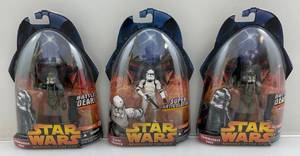 2005 Misc. Star Wars Revenge Of The Sith Action Figures (NOC)
