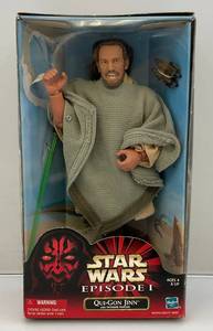 1999 Star Wars Episode One Qui-Gon Jinn  (NIB) Box Show Wear