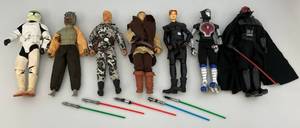 Misc. Vintage Star Wars Figures Most 12