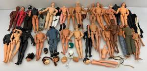 Large Group Of Vintage 12 Action Figure Parts
