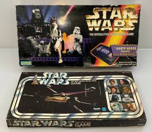 1977 Kenner Star Wars Game & Star Wars Interactive Video Board Game (Pre-Owned)