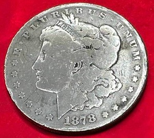 lot 4 image: 1878 Morgan Silver Dollar