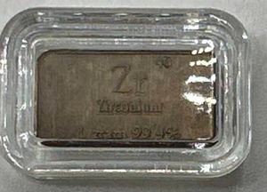 lot 9 image: 1 Gram 99.4% Zirconium